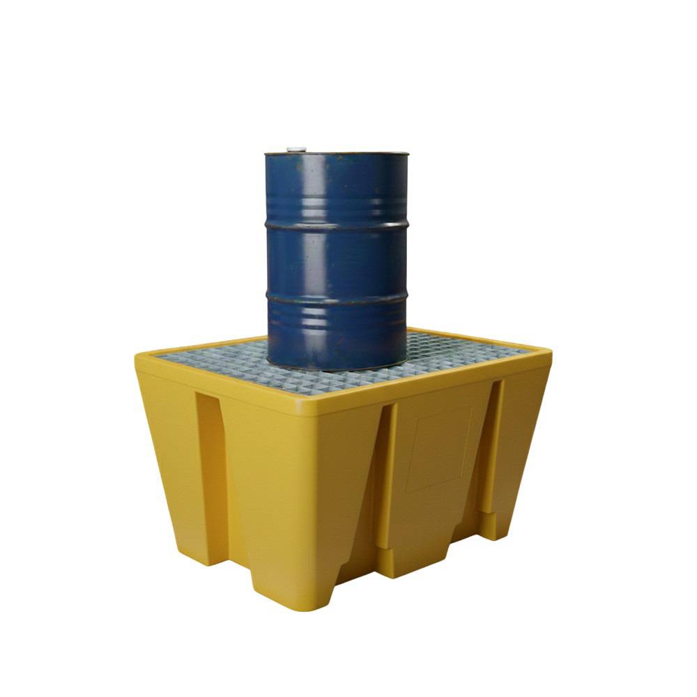 Bac de rétention pehd 240l pour 1 fût - plast'up rotomoulage - Imagen 2