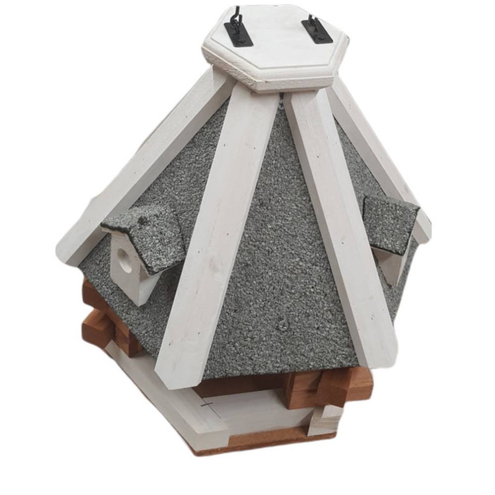 Mangeoire chalet à suspendre ø 36 cm pour oiseaux - Imagen 5