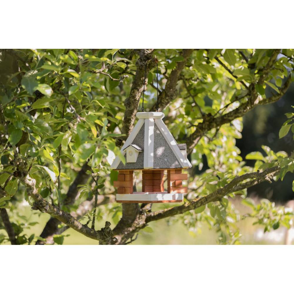 Mangeoire chalet à suspendre ø 36 cm pour oiseaux - Imagen 2