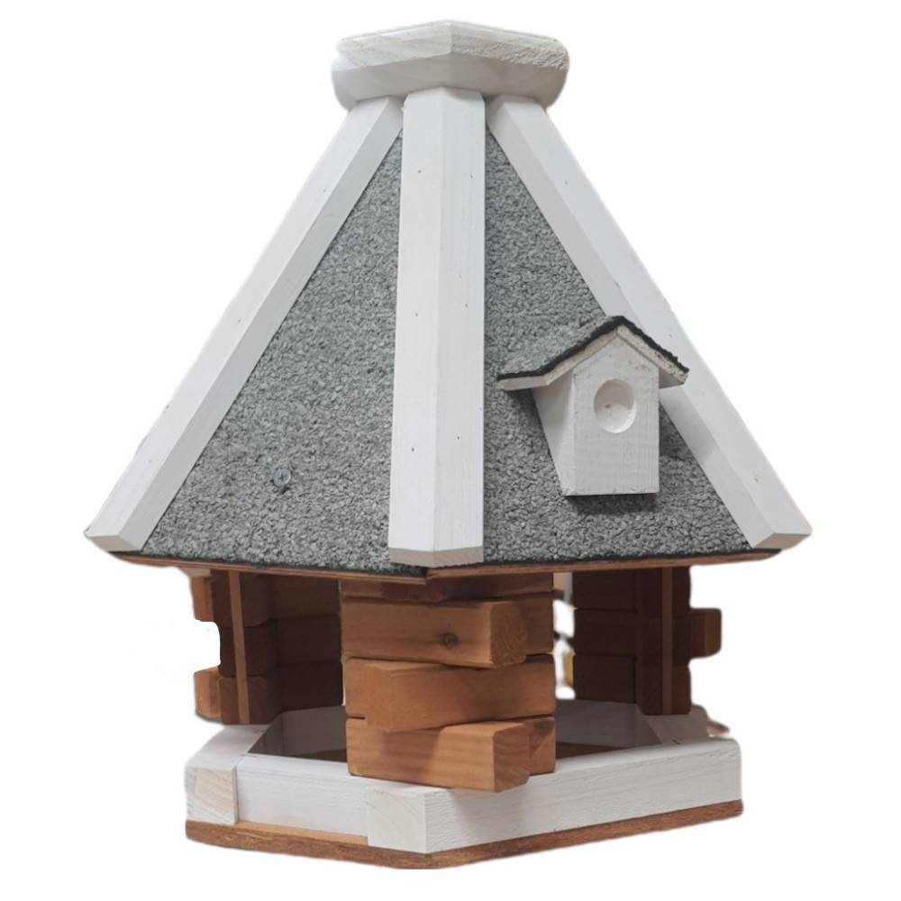 Mangeoire chalet à suspendre ø 36 cm pour oiseaux - Imagen 7