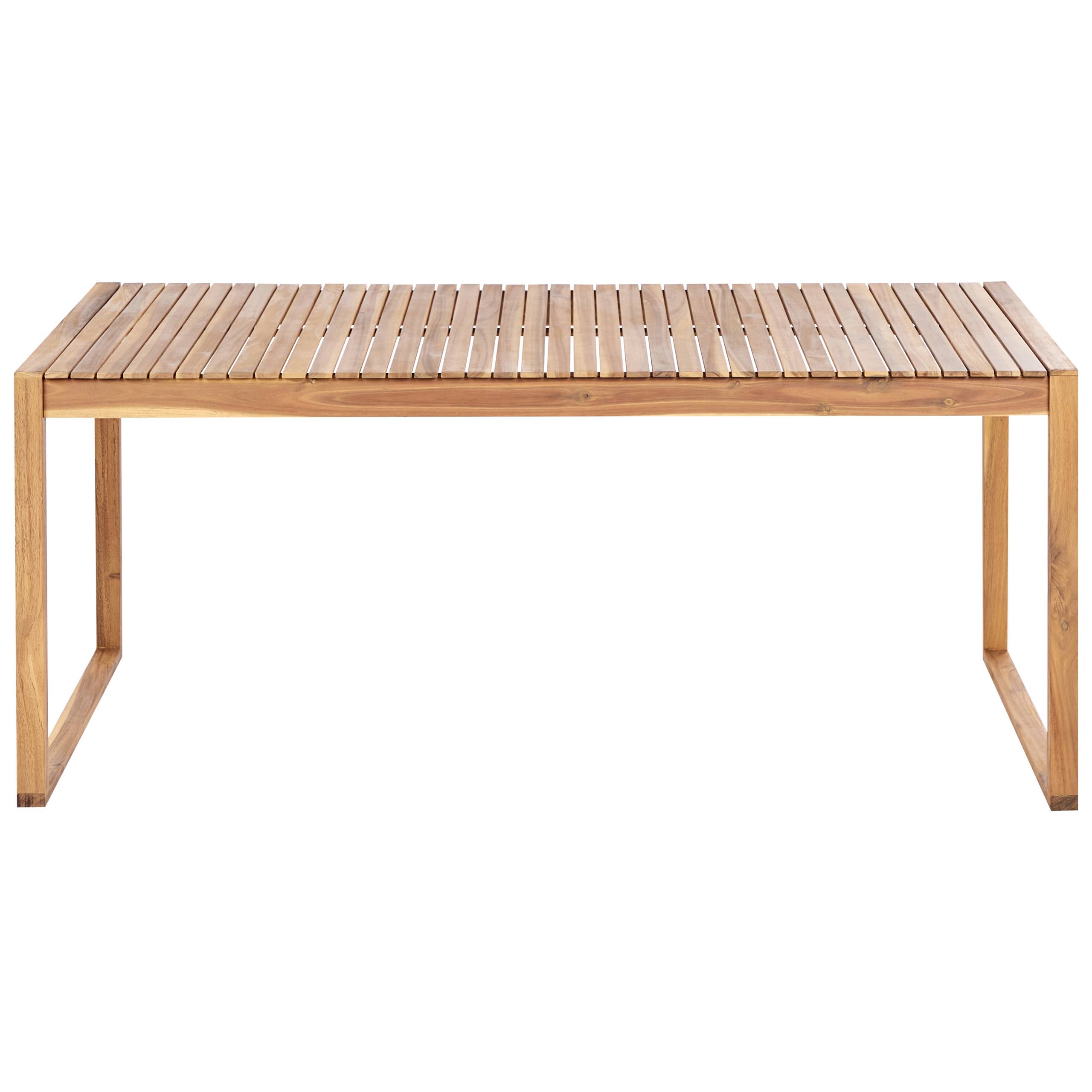 Beliani - Ensemble de Jardin 8 Places avec Coussins Gris en Bois d'Acacia Table et Chaises Style Rustique - Imagen 6
