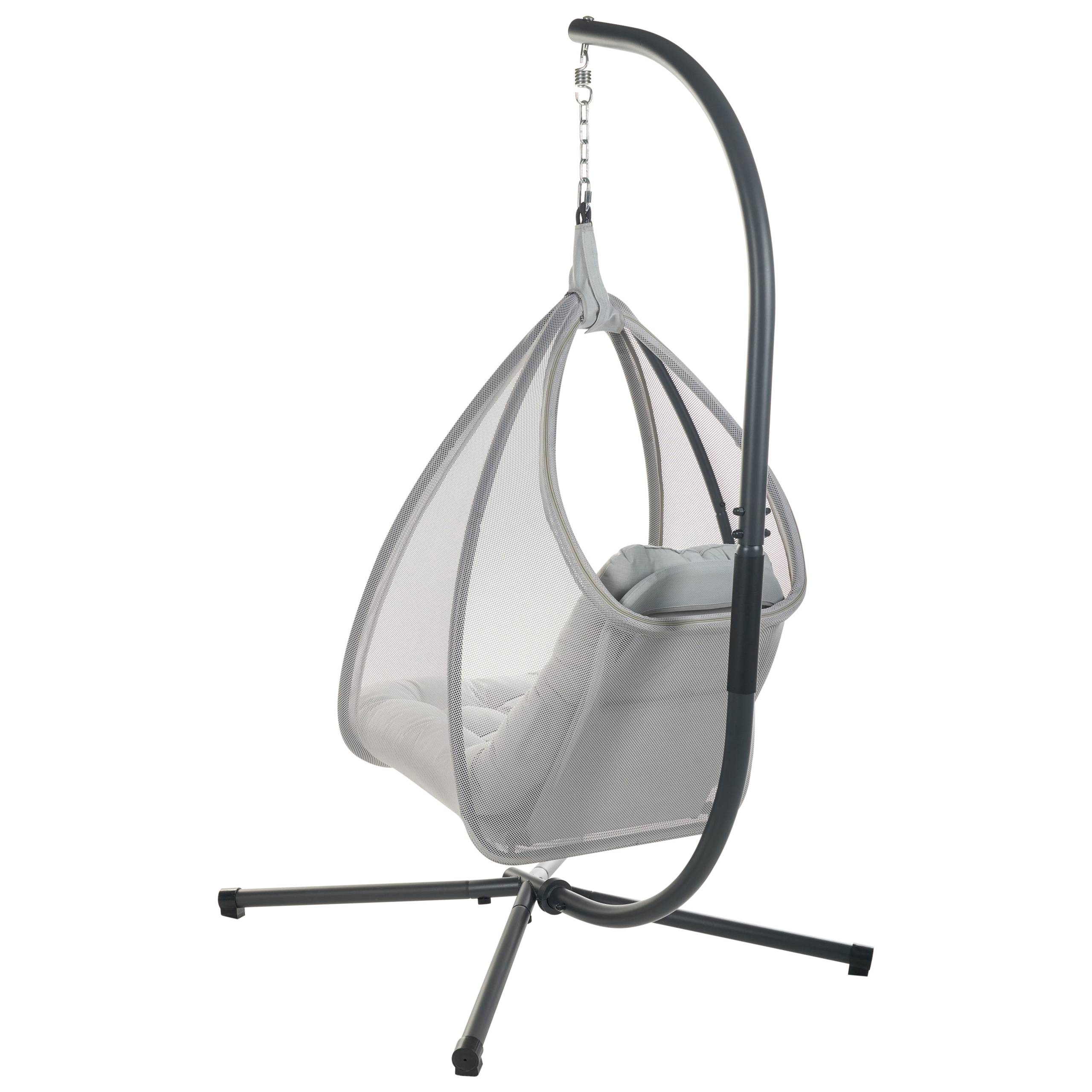 Beliani - Chaise porte-à-faux Tissu maillé Gris clair AVEGNO - 98x136x195- Beliani - Image 3