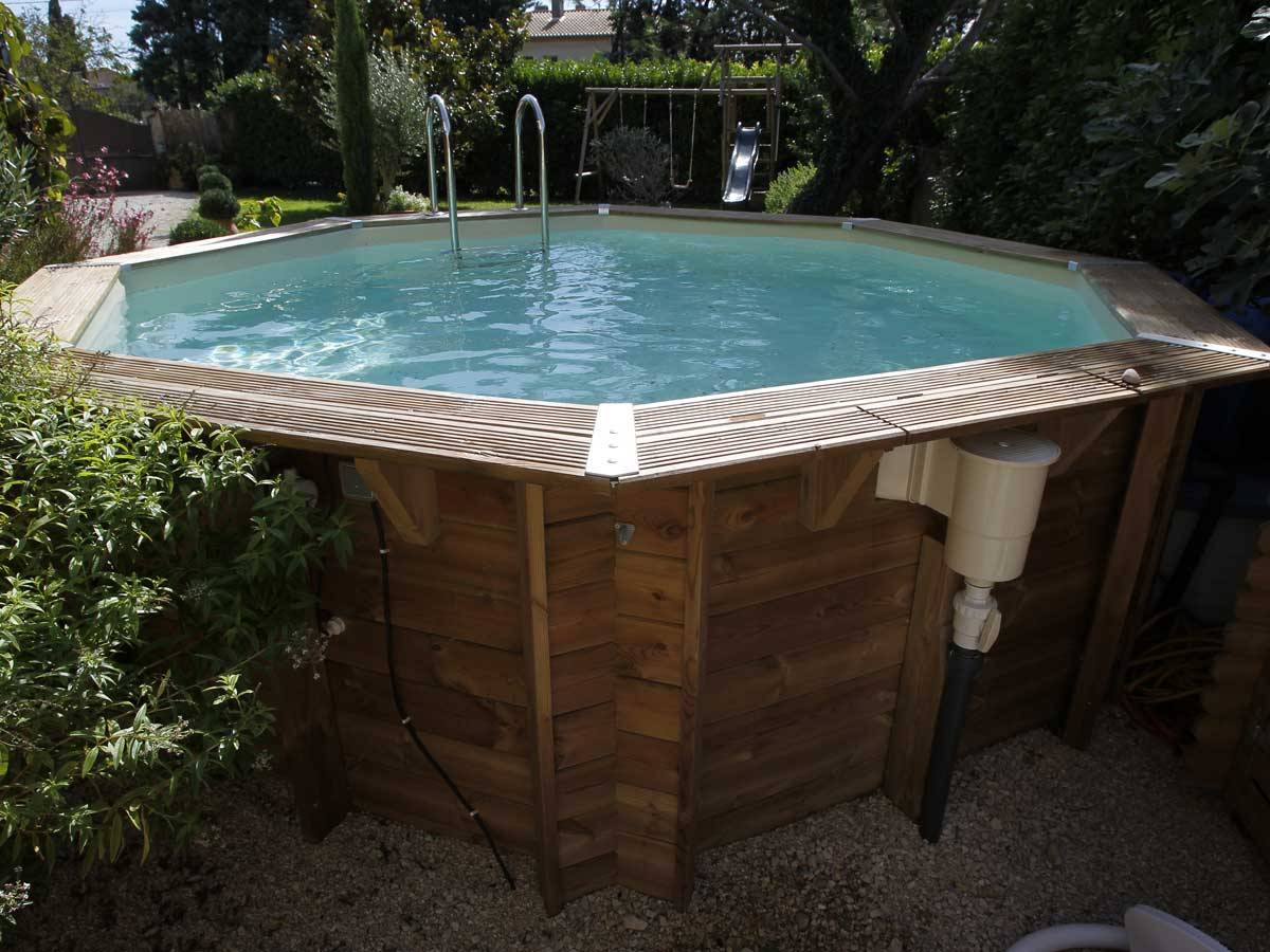 Ubbink - Piscine bois Océa 4,30 x 1,20 m - Liner bleu - Ubbink - Imagen 3