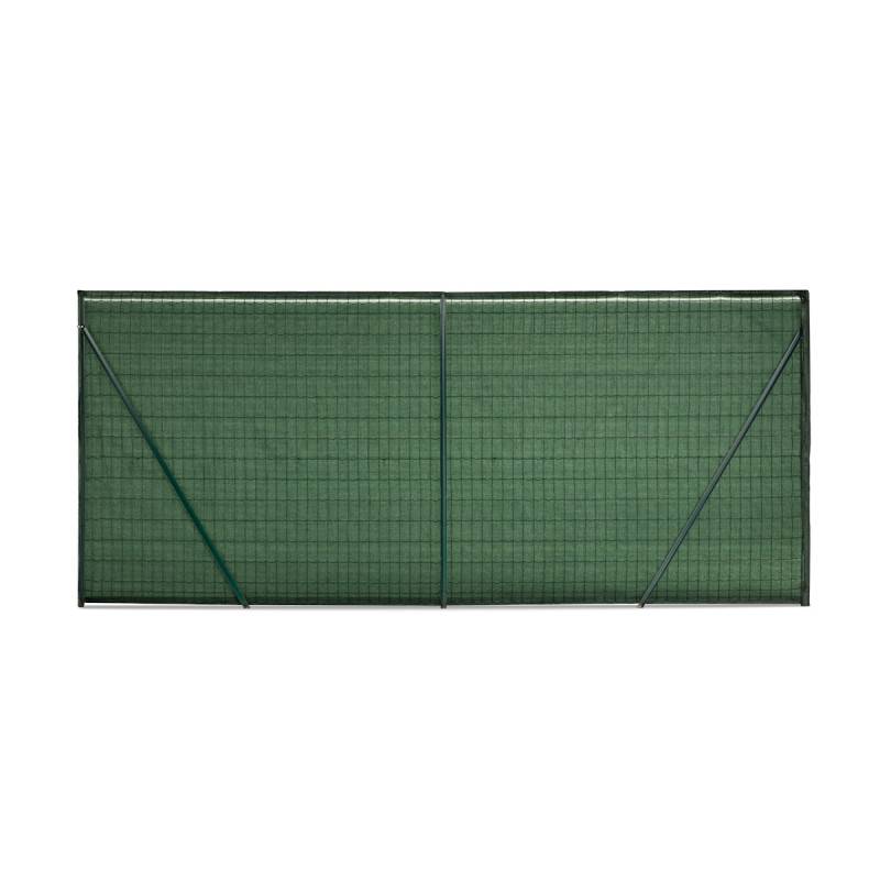 Brise vue toile en rouleau haute densité Occultation très élevée (350gr/m²) H 1m73 longueur 5M - Vert - Easy Clôture - Image 8