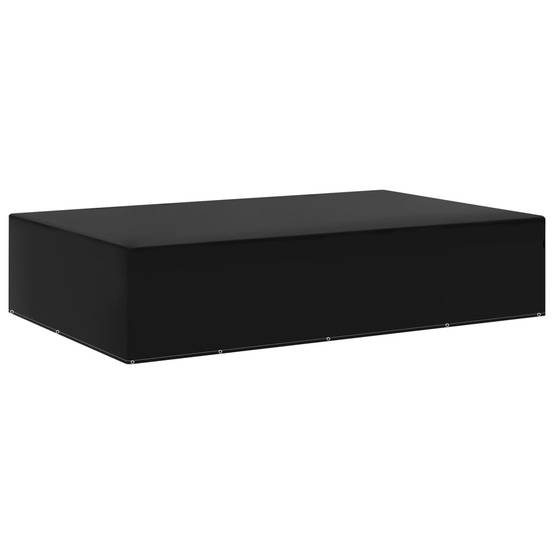 Lot de 2 Housses Salon de Jardin PE Protection Imperméable Anti-UV pour Extérieur Noir 325x205x70 cm – ComfortXL Outdoor Living - Image 2