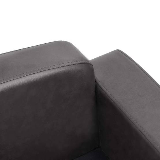 Canapé chien similicuir robuste et lavable pour intérieur Gris 80x50x40 cm – ComfortXL Pet Living - Image 7