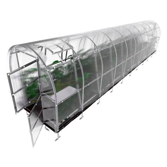 KLASIKA GREENHOUSES - Serre KLASIKA SLIM 2 x 10 m (20 m²) , 6 mm avec revêtement en polycarbonate - Image 4
