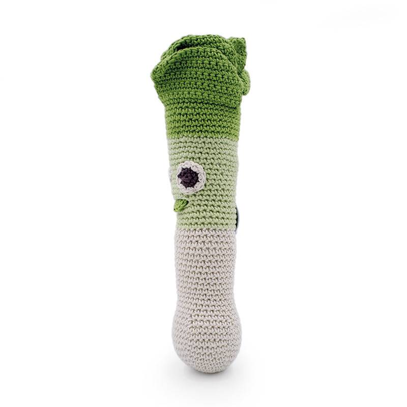 Myum - Hochet Poireau Fait Main en Coton Bio - Myum - Imagen 2