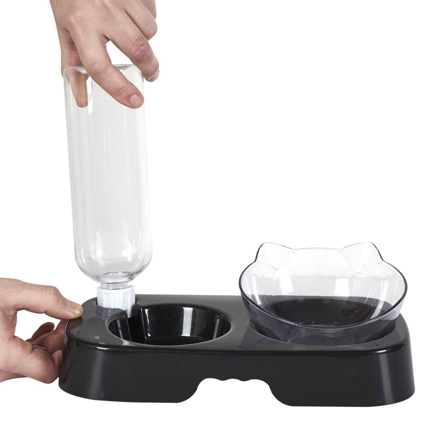 The Concept Factory - Gamelle et distributeur d'eau pour chat et chien - Noir - The concept factory - Image 4