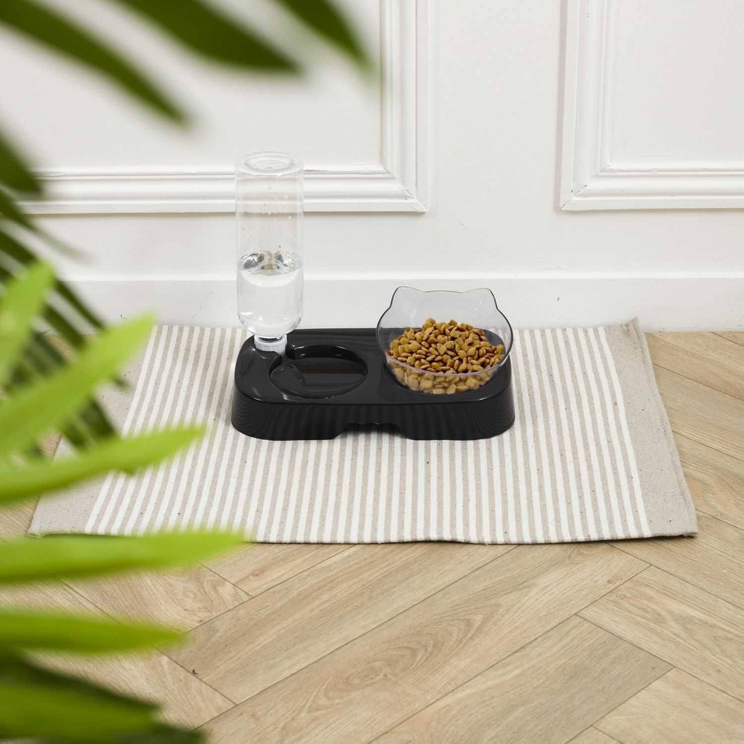 The Concept Factory - Gamelle et distributeur d'eau pour chat et chien - Noir - The concept factory - Image 2