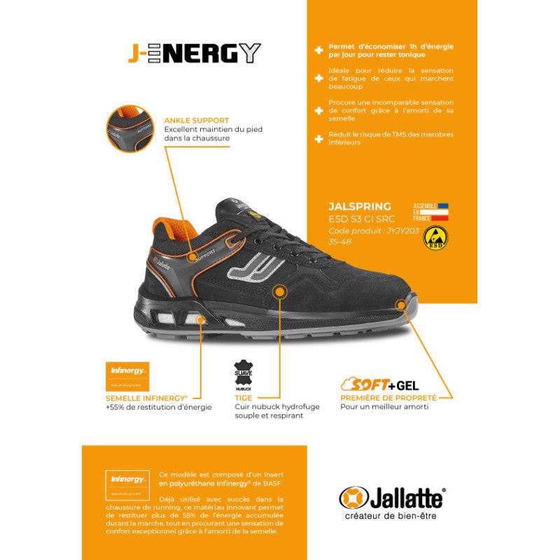Jallatte - Chaussure de sécurité JALSPRING SAS S3 CI SRC | JYJY203 - Jallatte - Imagen 3