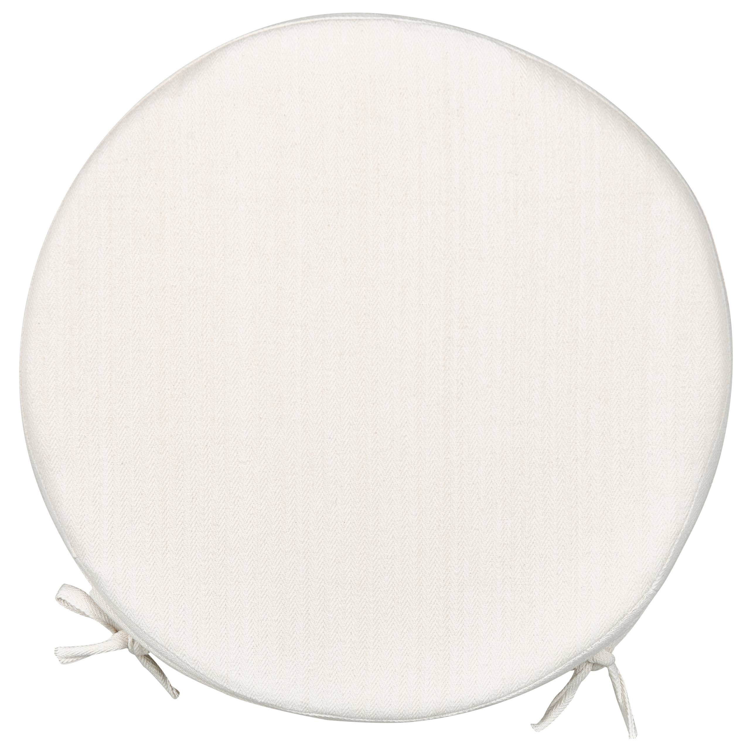 Chaise Paon en Rotin Clair et Coussin en Polyester Déhoussable Tissage Massif Petit Fauteuil Léger et Facile à Transporter - Image 7