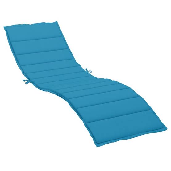 PANGIVO - Coussin de chaise longue tissu oxford bleu 200 x 70 x 3 cm - PANGIVO - Image 2