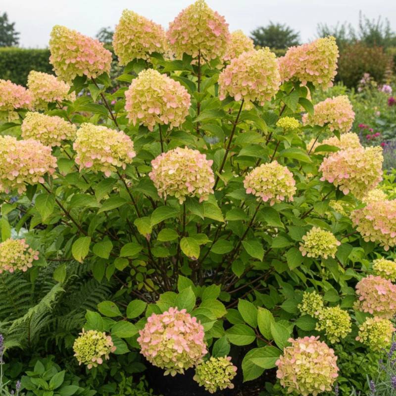Hortensia paniculata Romantic Ace® 'Renvagor', Hydrangea paniculata à fleurs Rose - feuillage Caduc - Pot de 1,5L - 10/20 cm-  hauteur à maturité De 1 - Imagen 10