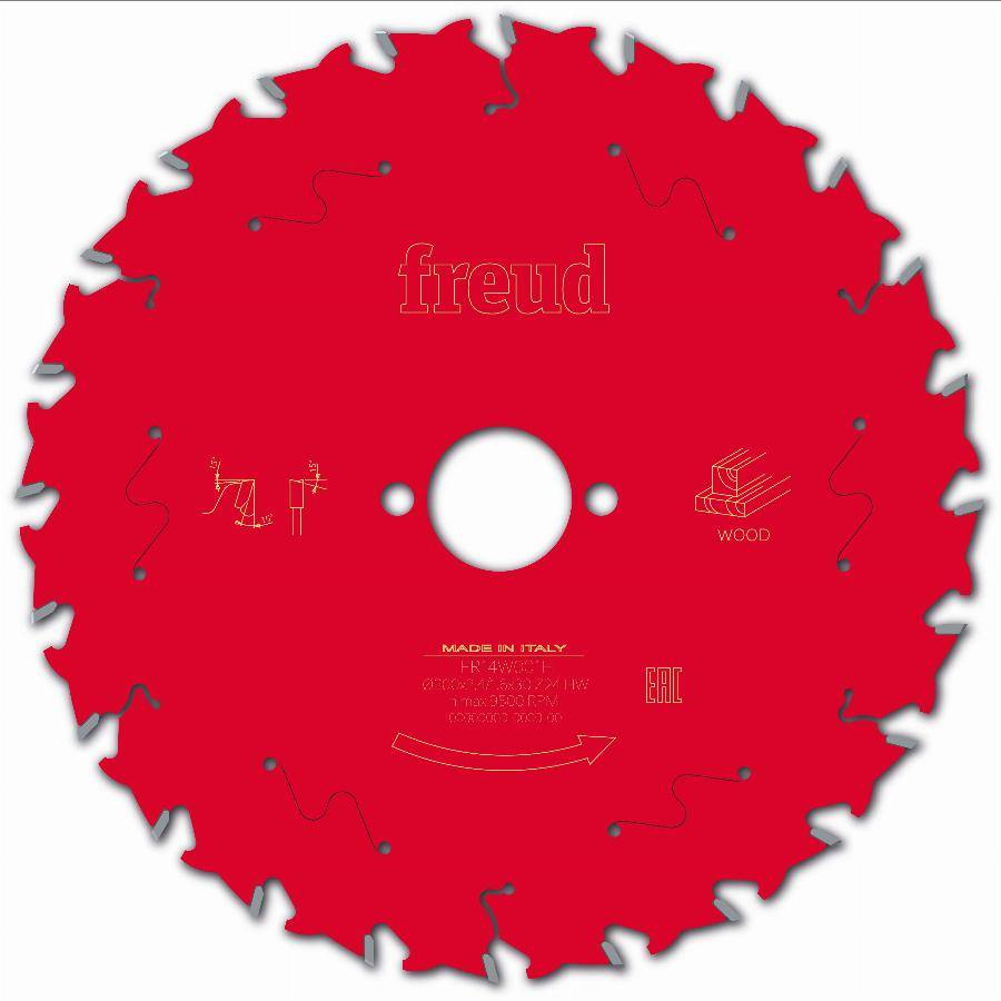 Lame pour scie circulaire portative FREUD - Ø200 2,8/1,8 AL30 Z24 BA 15° - F03FS09721 -FR14W001H - Imagen 2
