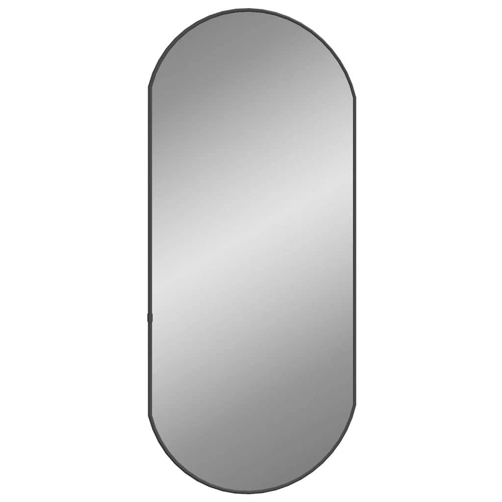 Maison Chic - Miroir mural - Miroir décoratif Noir 80x35 cm Ovale - Image 3