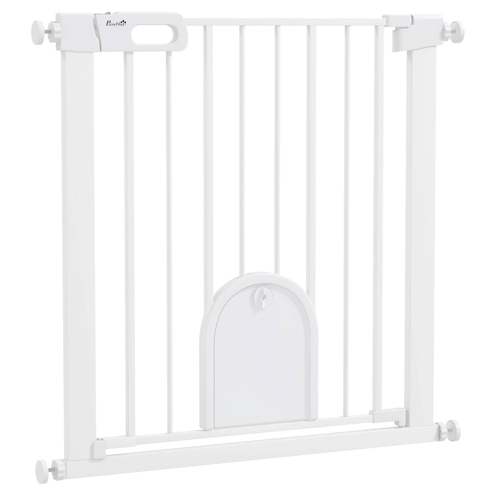 Barrière de sécurité escalier et porte pour chien, protection pour animal, acier - Image 1