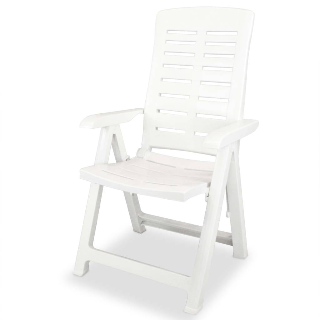 Vidaxl - Ensemble de bistro 3 pcs Plastique Blanc vidaXL 275073 - Imagen 6