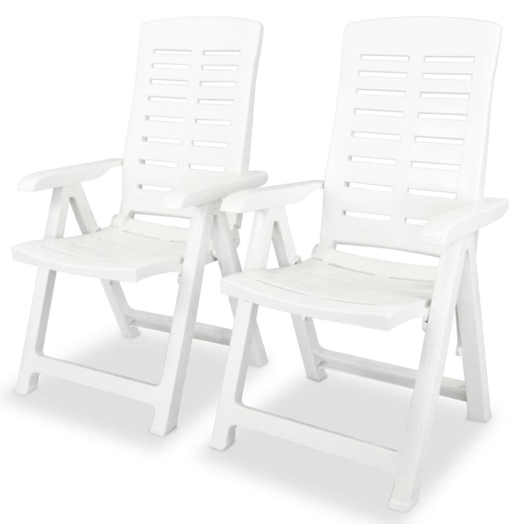 Vidaxl - Ensemble de bistro 3 pcs Plastique Blanc vidaXL 275073 - Imagen 9