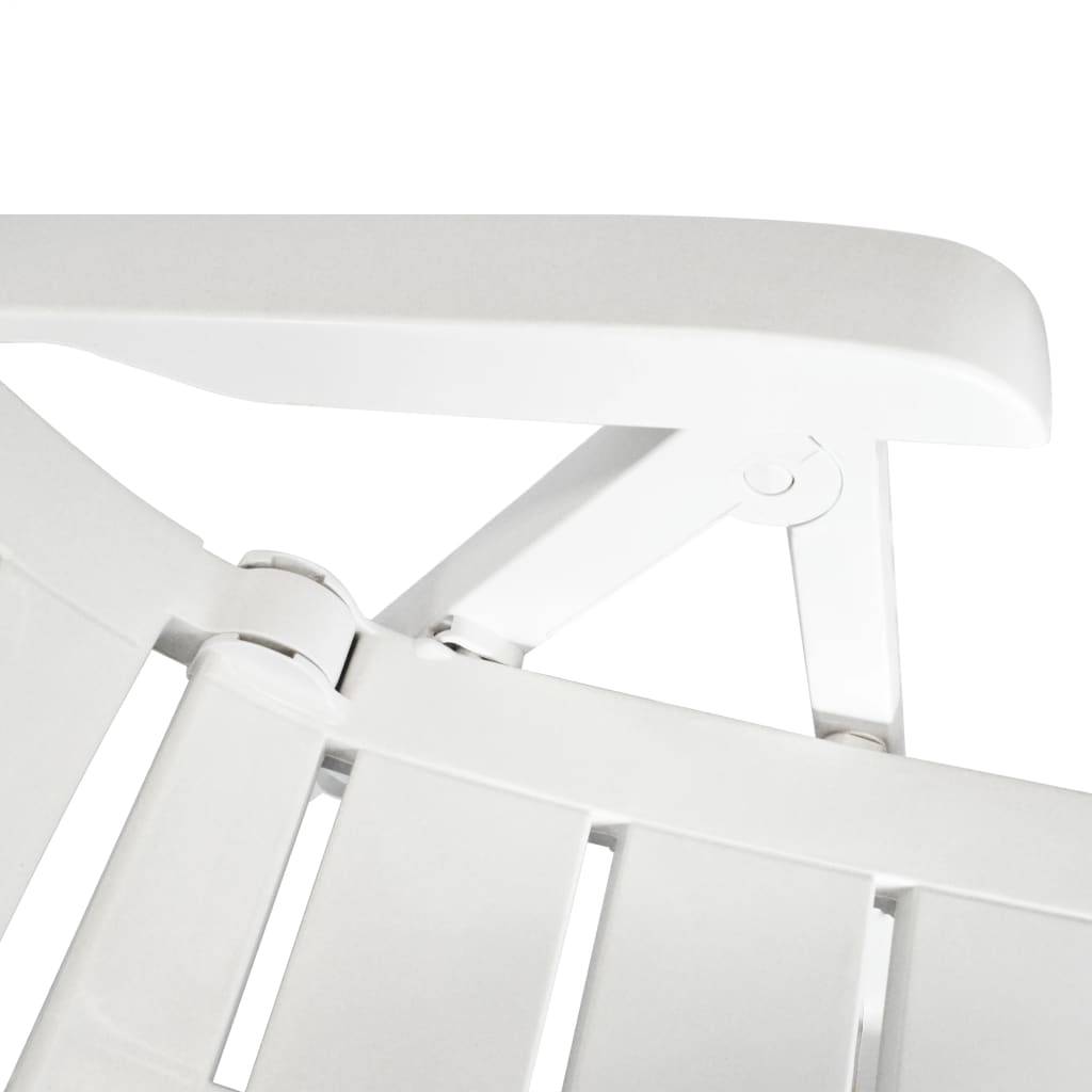 Vidaxl - Ensemble de bistro 3 pcs Plastique Blanc vidaXL 275073 - Imagen 4