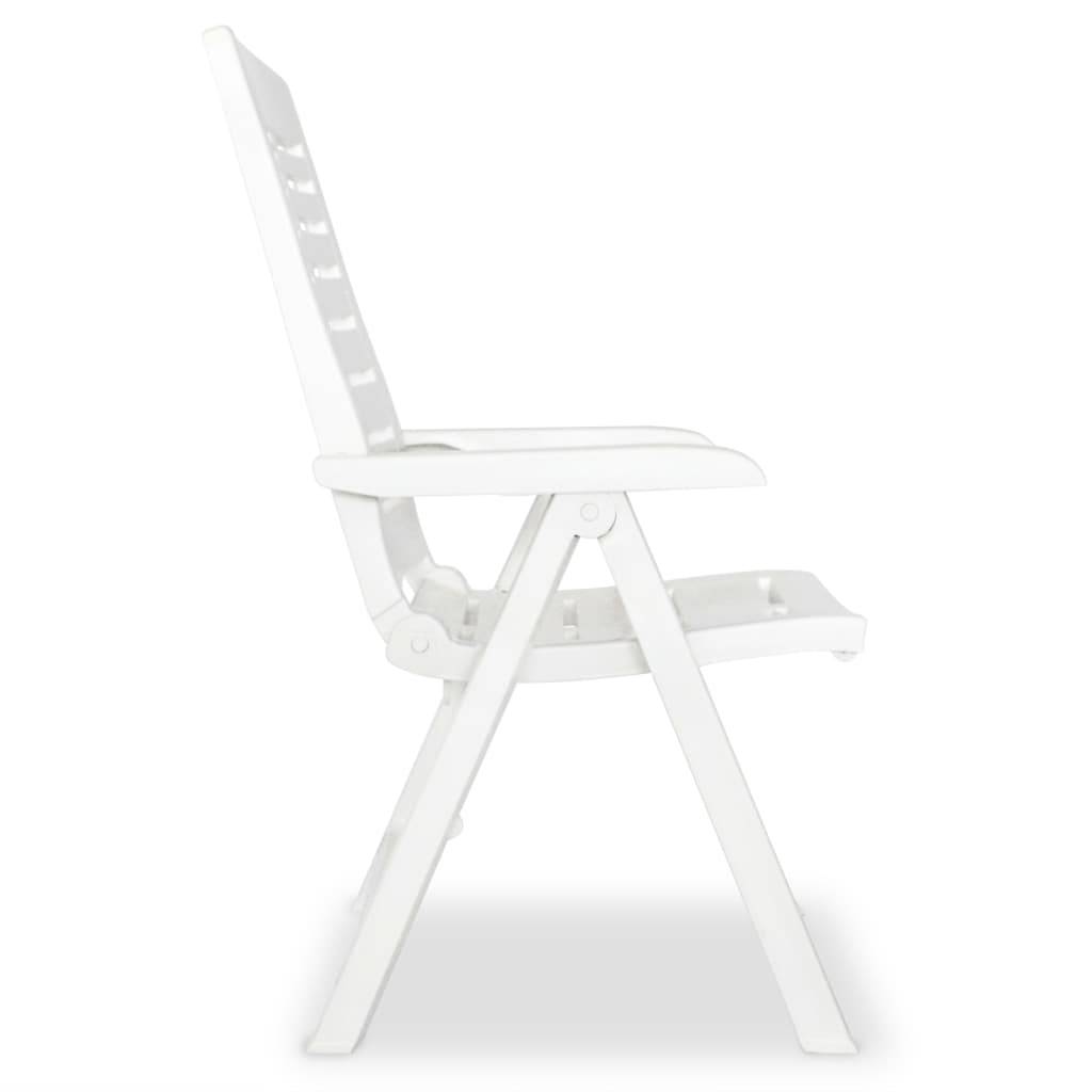 Vidaxl - Ensemble de bistro 3 pcs Plastique Blanc vidaXL 275073 - Imagen 7