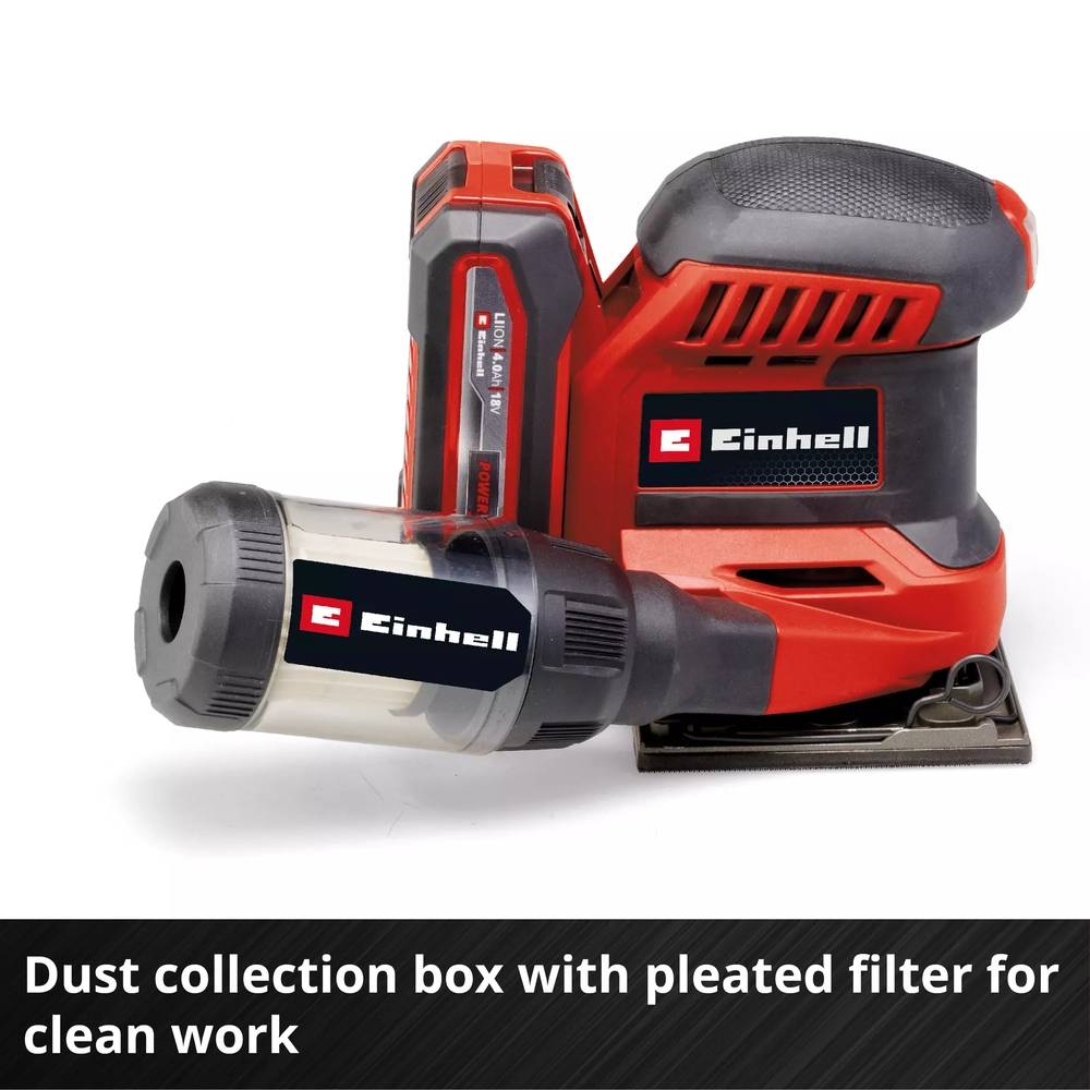 Einhell - Ponceuse orbitale sans fil  TE-OS 18/113 3X Li-Solo Einhell - Image 4