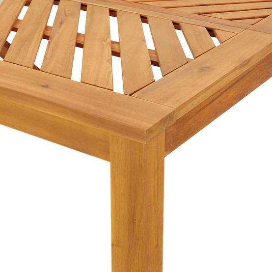 Ensemble de salle à manger jardin bois d'acacia huilé marron 150 x 90 x 74 cm (7 pièces) - PANGIVO - Image 8