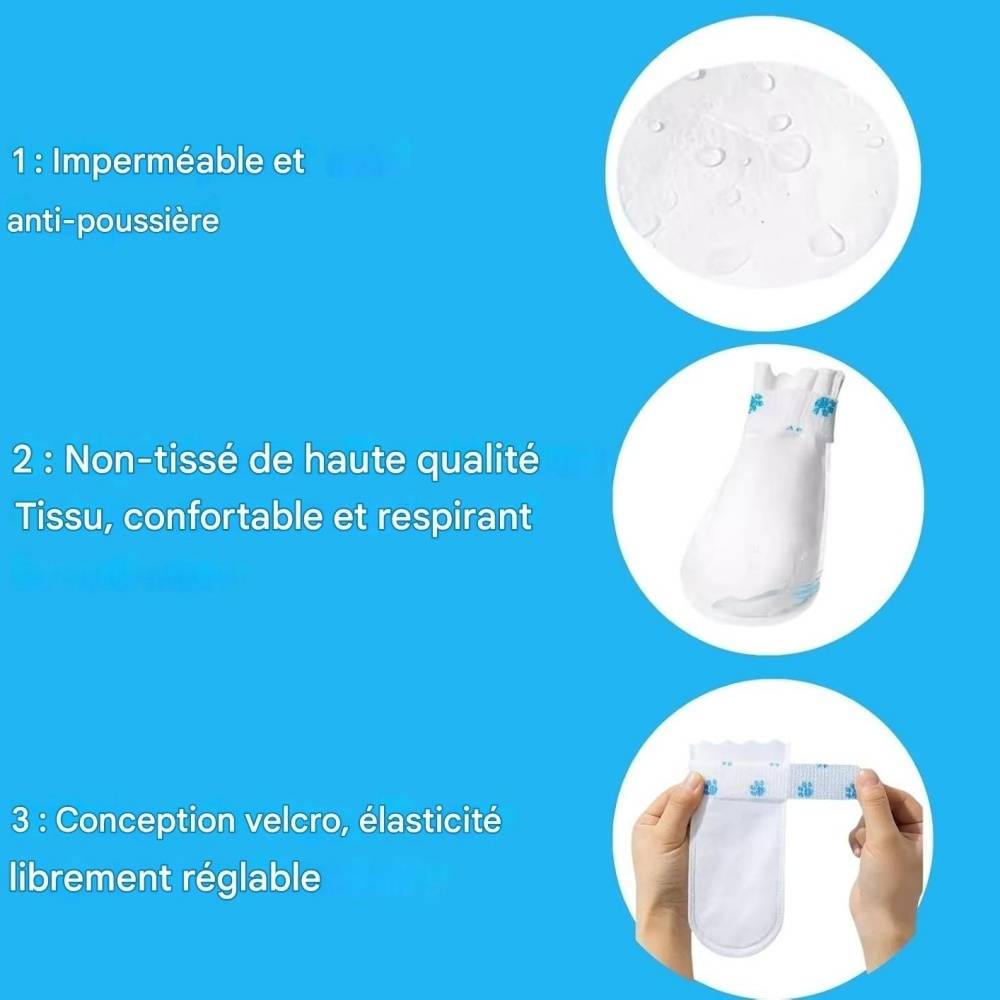 DtopbuyAge - 20 pièces de protections de pattes pour chiens S DtopbuyAge - Image 2
