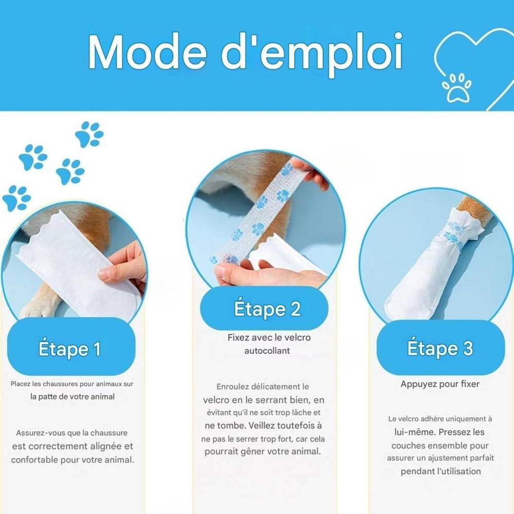 DtopbuyAge - 20 pièces de protections de pattes pour chiens S DtopbuyAge - Image 3