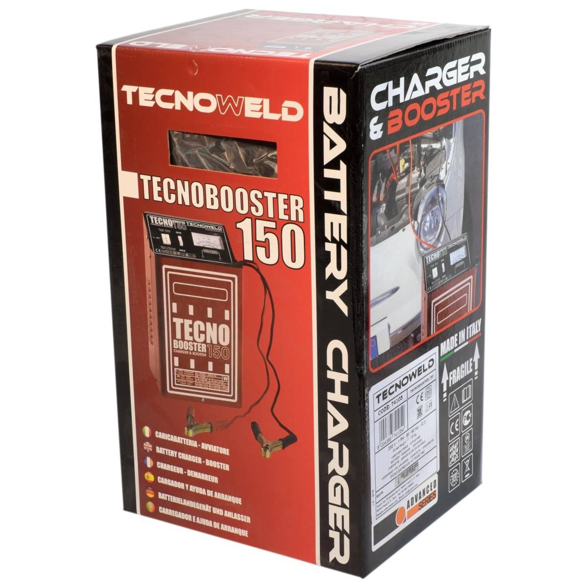 Chargeur démarreur 1900W Batterie 25/ 250A -10/270Ah Portable TECNOBOOSTER TECNOWELD - Imagen 10