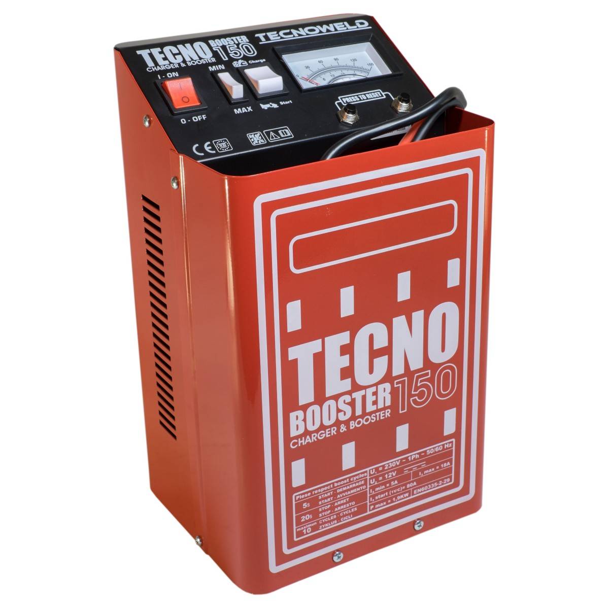 Chargeur démarreur 1900W Batterie 25/ 250A -10/270Ah Portable TECNOBOOSTER TECNOWELD - Imagen 1
