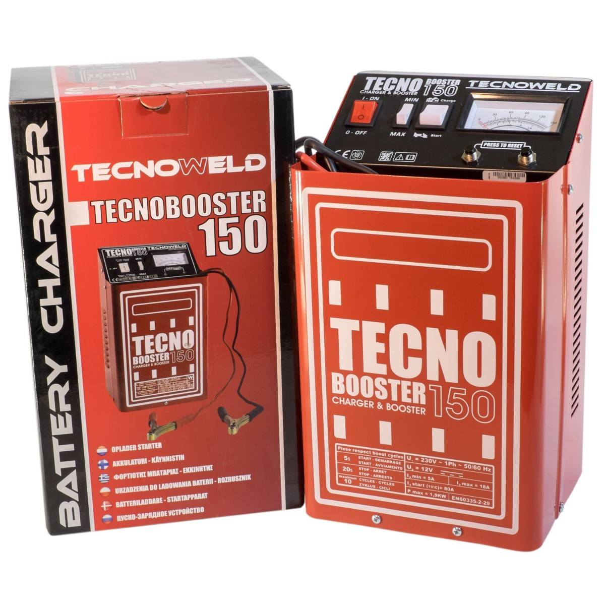 Chargeur démarreur 1900W Batterie 25/ 250A -10/270Ah Portable TECNOBOOSTER TECNOWELD - Imagen 6