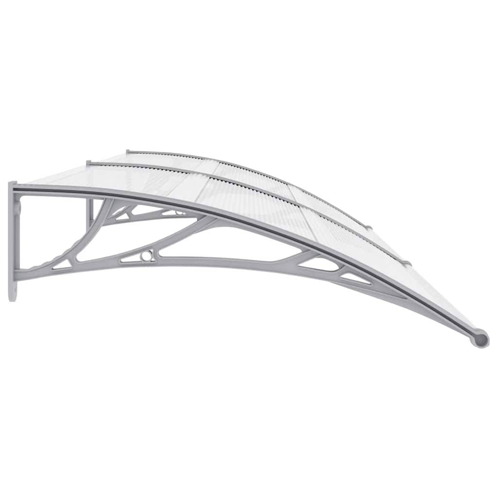 Maison Chic - Store banne | Auvent de porte Gris et transparent 240x75 cm PC Maison Chic - Image 5
