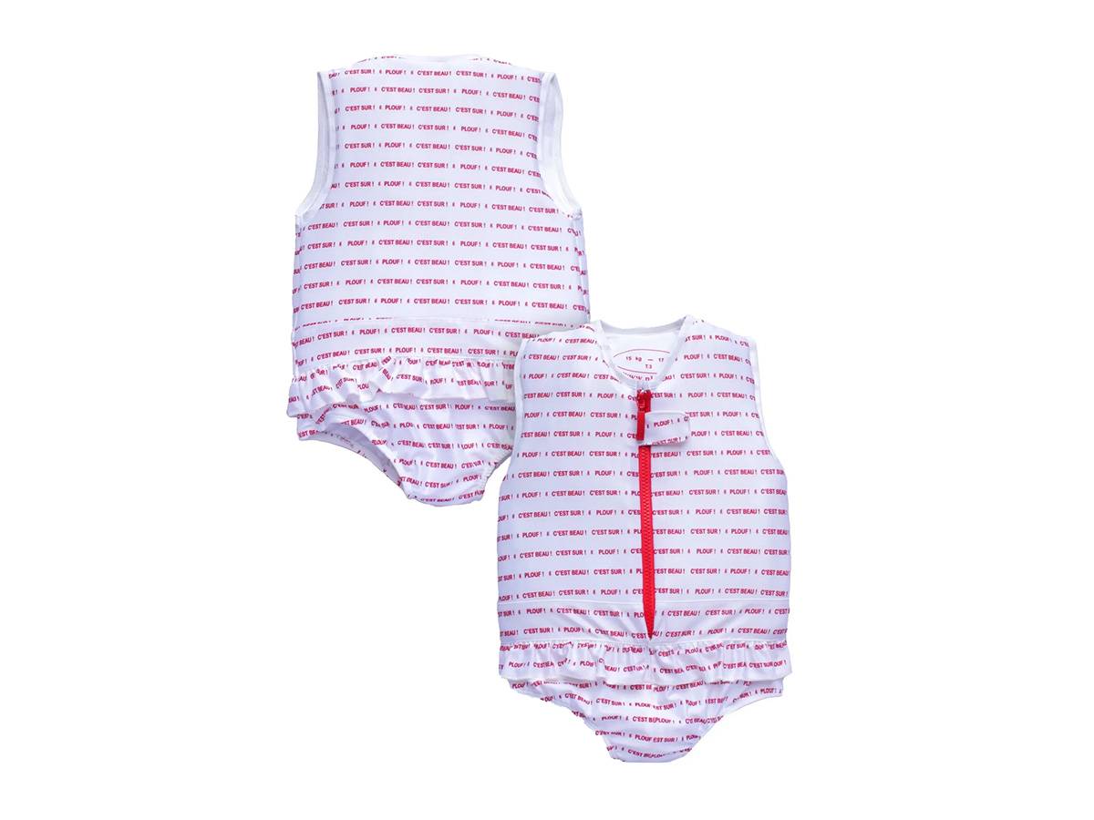 Plouf - Maillot de bain flottant fille Butterfly Taille 6 - Plouf