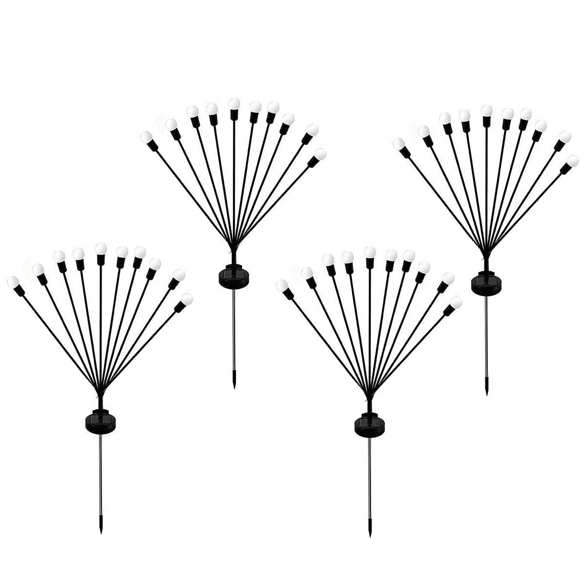 Lumisky - 4 Torches solaires 10 boules LYRA H73cm - Imagen 1