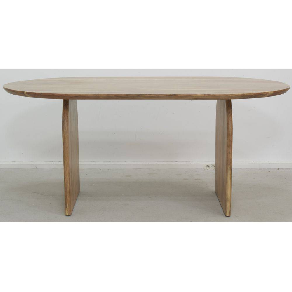 Aubry Gaspard - Table ovale en acacia - Imagen 2