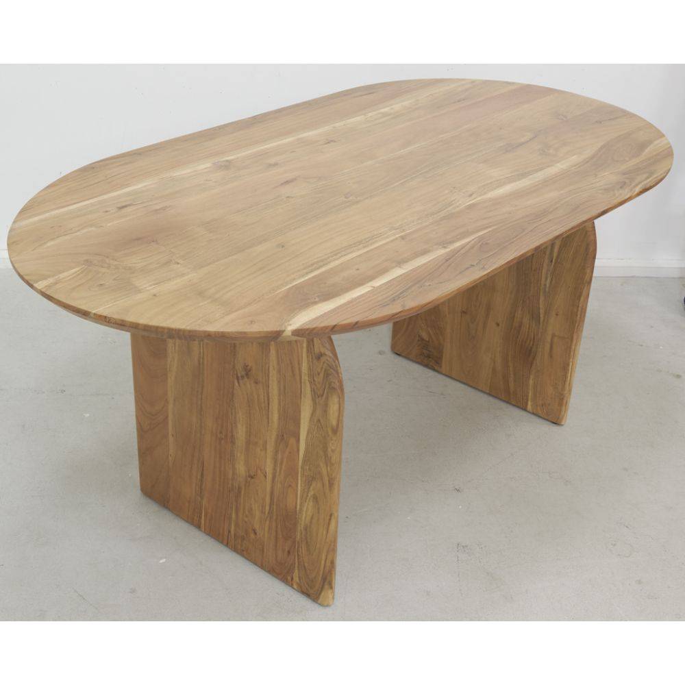 Aubry Gaspard - Table ovale en acacia - Imagen 3