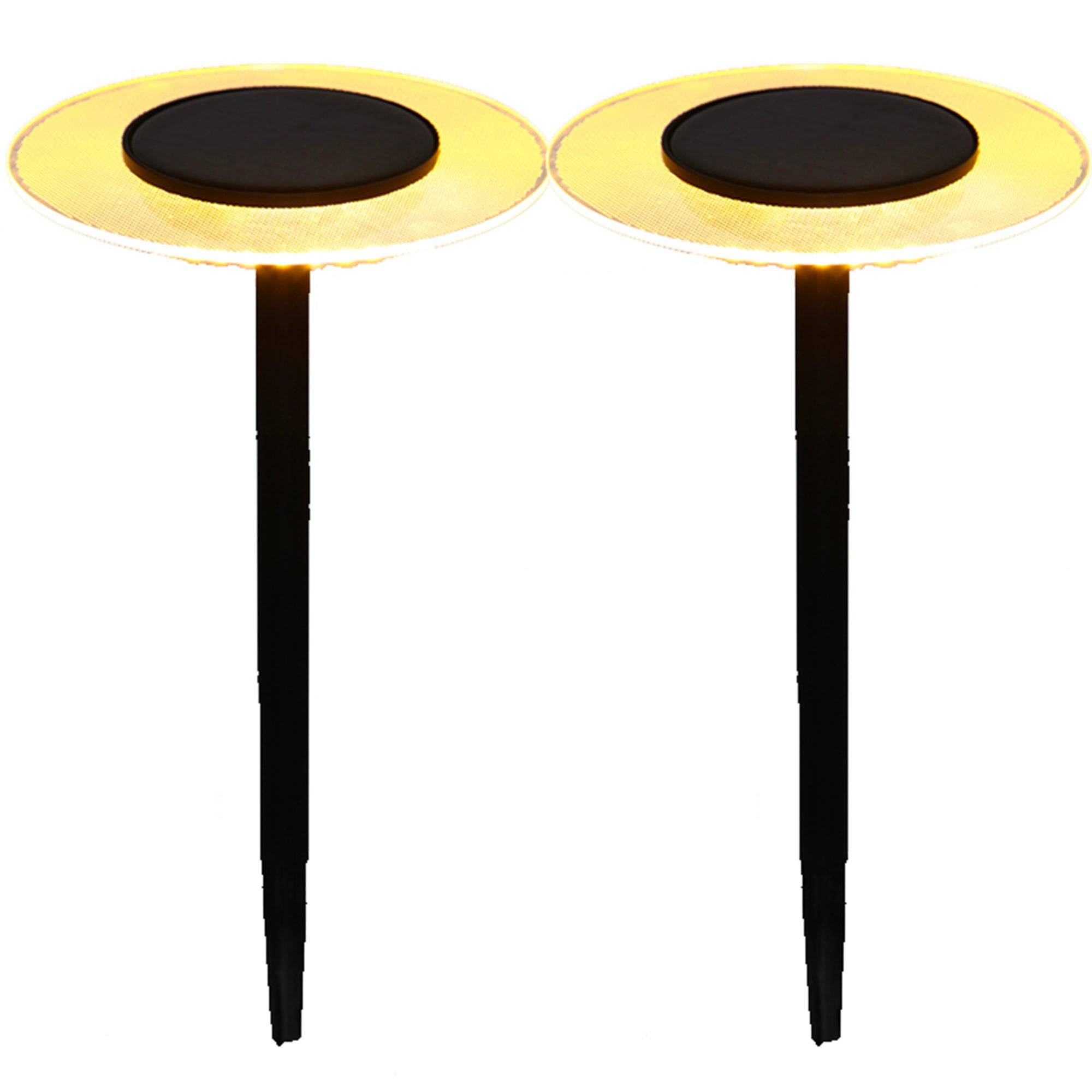 Lumisky - 2 Balises solaires à piquer UFO H35cm - Imagen 1