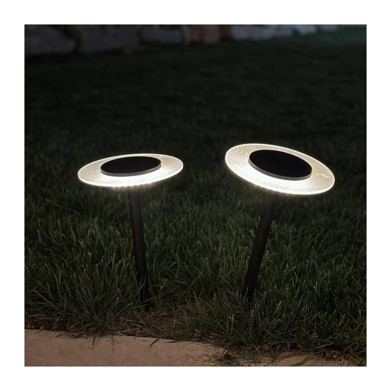 Lumisky - 2 Balises solaires à piquer UFO H35cm - Image 4
