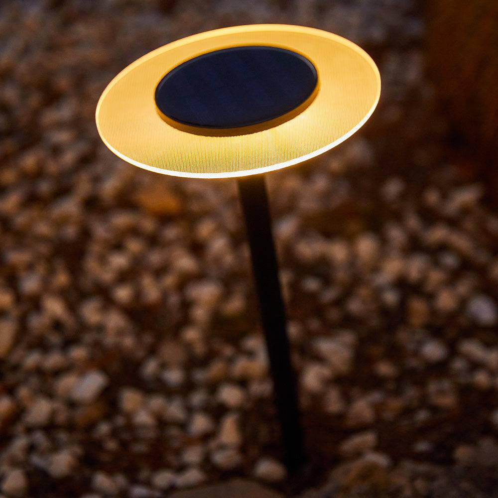 Lumisky - 2 Balises solaires à piquer UFO H35cm - Imagen 2