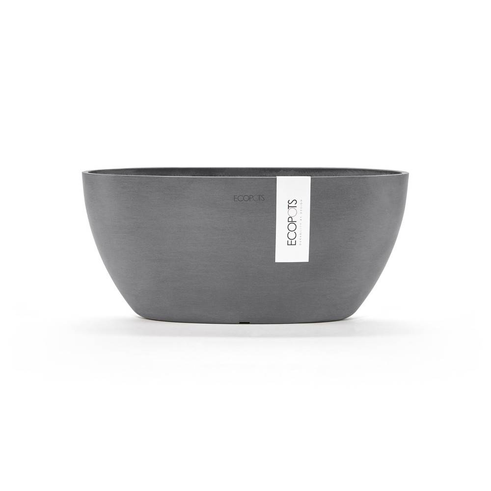 Ecopots - Pot Ovale Sofia 30 Gris + réservoir d'eau - 30 x 13 x H. 13,5 cm - 2,7 L ECOPOTS - Imagen 4