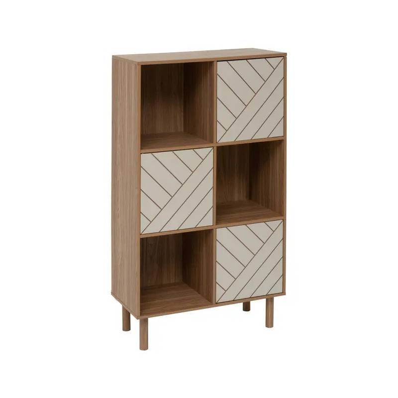 Etagère 6 cases 3 portes Mix'n'Match MDF 5five - Image 1