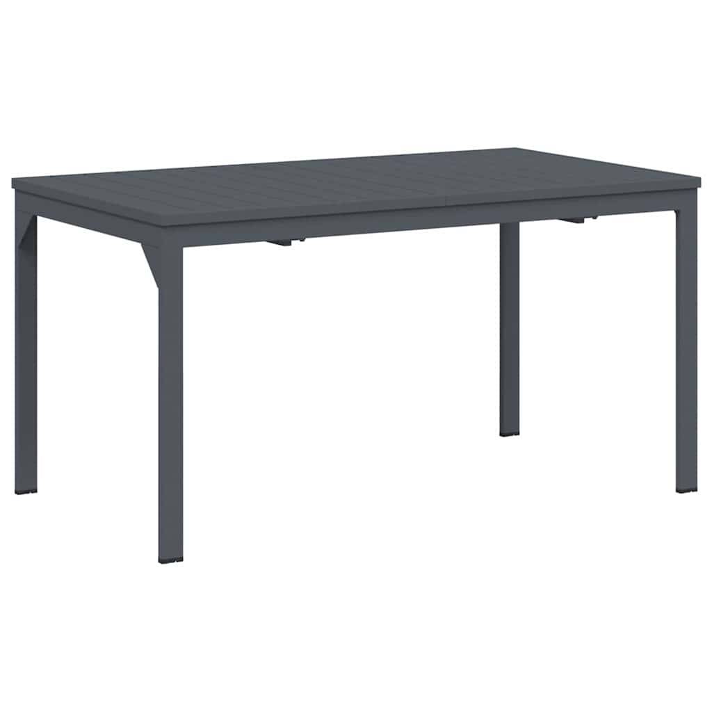 ComfortXL - Table de Jardin Extensible 180cm Anthracite,Grande Table de Repas en Acier pour 6-8 Personnes,Mobilier de Terrasse Moderne – ComfortXL Outdoor Living - Image 2