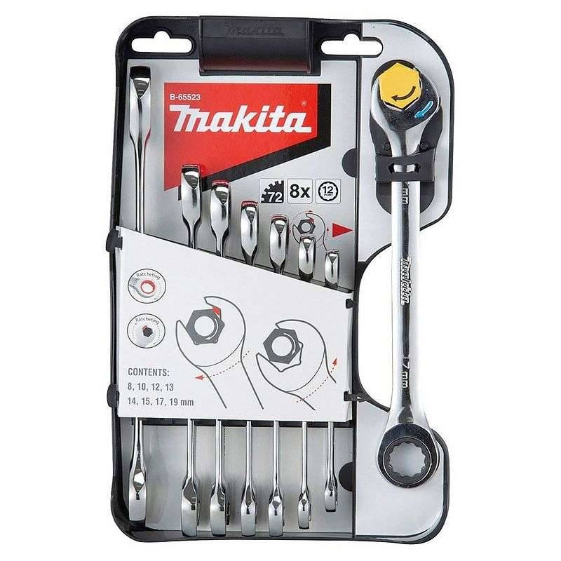 Makita - Jeu de 8 clés mixtes à serrage rapide et à cliquet MAKITA B-65523 Makita - Imagen 2