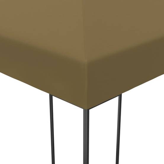 Tonnelle Aluminium Taupe avec LED 3 x 4 x 2.7 m - PANGIVO - Image 6