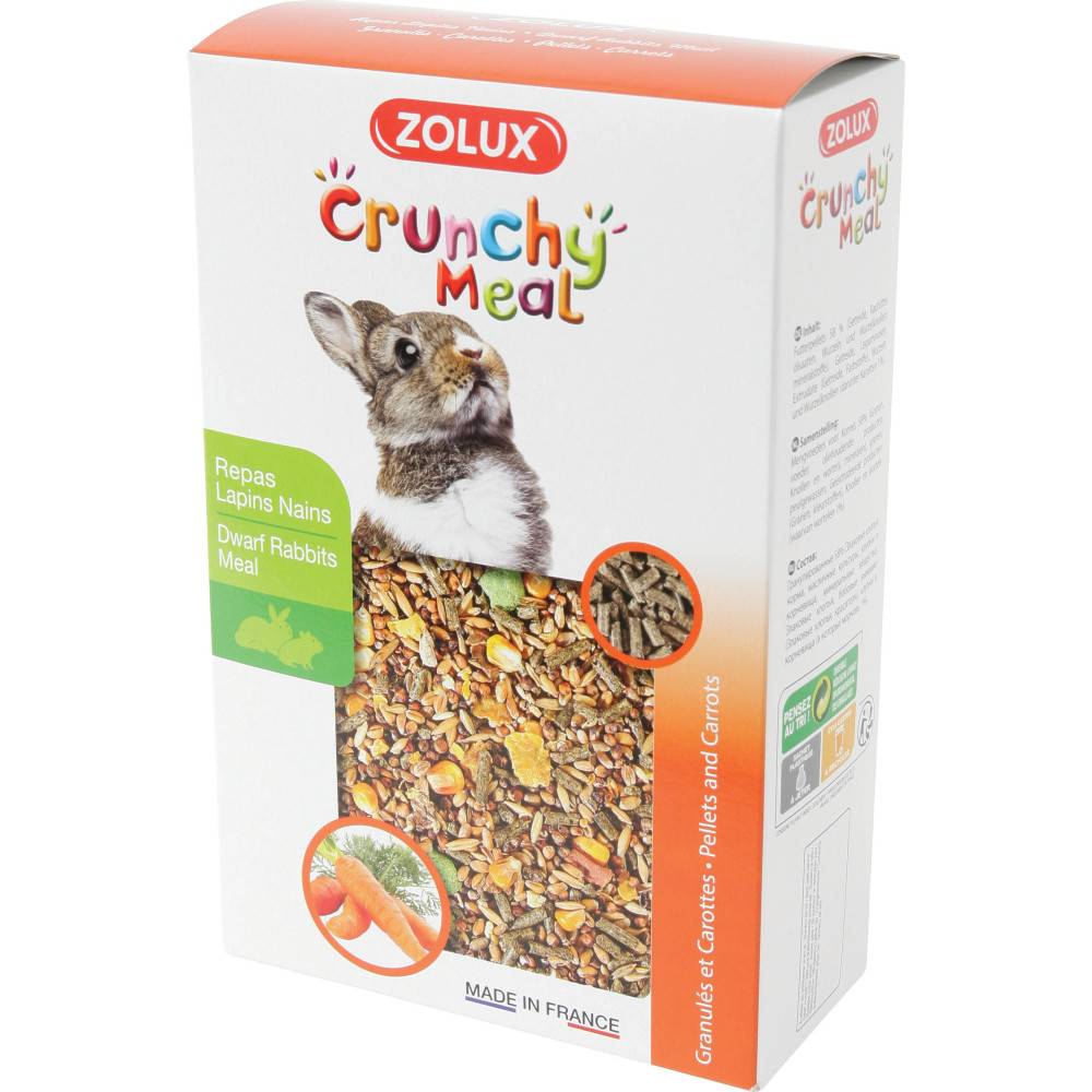 Zolux - zolux - Aliment composé pour Lapins Nains 800 g - Imagen 1