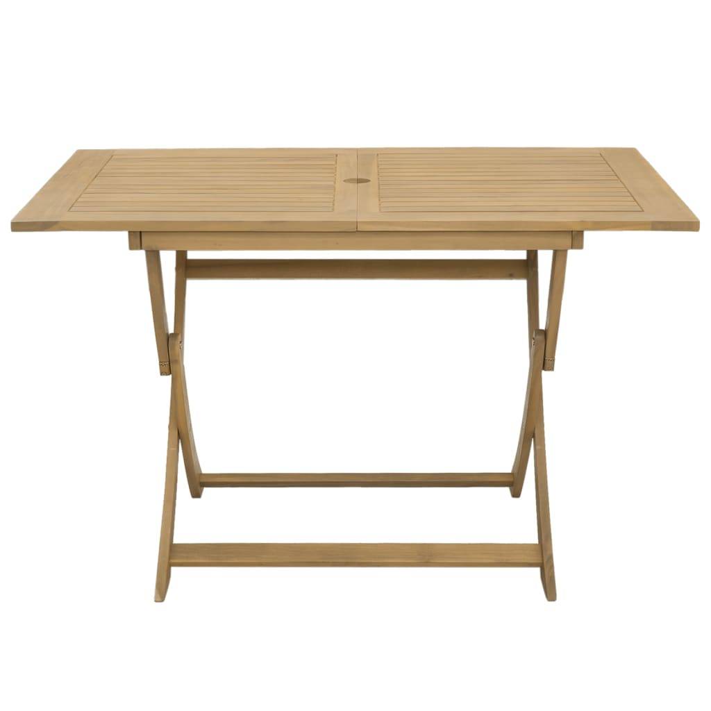 Maison Chic - Ensemble de 5 pcs table de jardin avec chaises - mobilier de jardin Bois d'acacia solide-JU2802 - Image 7