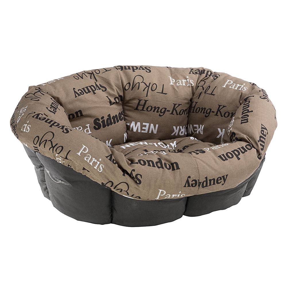 Ferplast - Ferplast Cojín para Cesta Perro SOFA' 8, en Algodón, Colchón Cojín Acolchado para Cama para Perro de interior, Reemplazo para Cesta en - Imagen 1