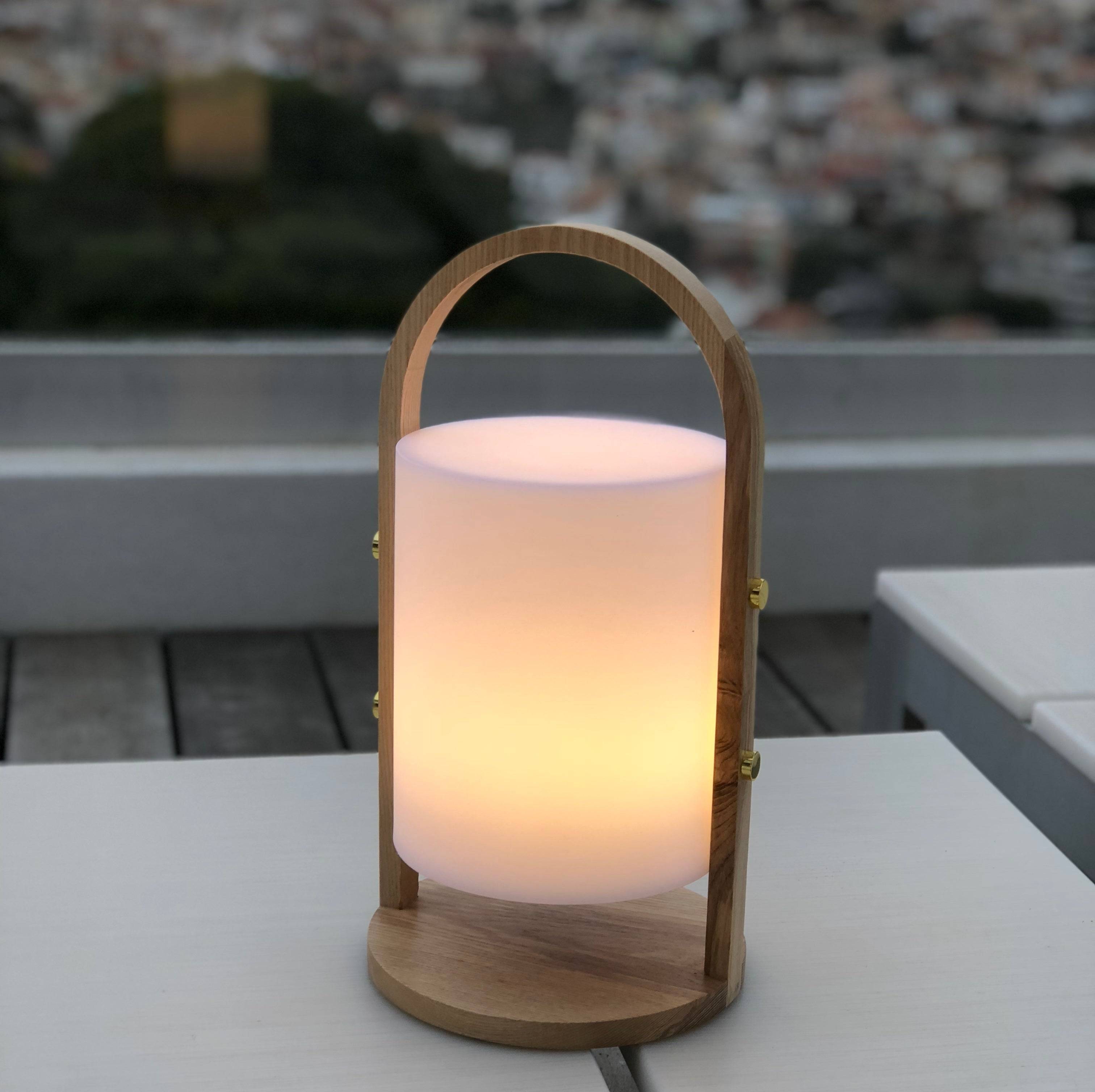 Lumisky - 2 Lanternes sans fil LED WOODY H37cm - Imagen 6