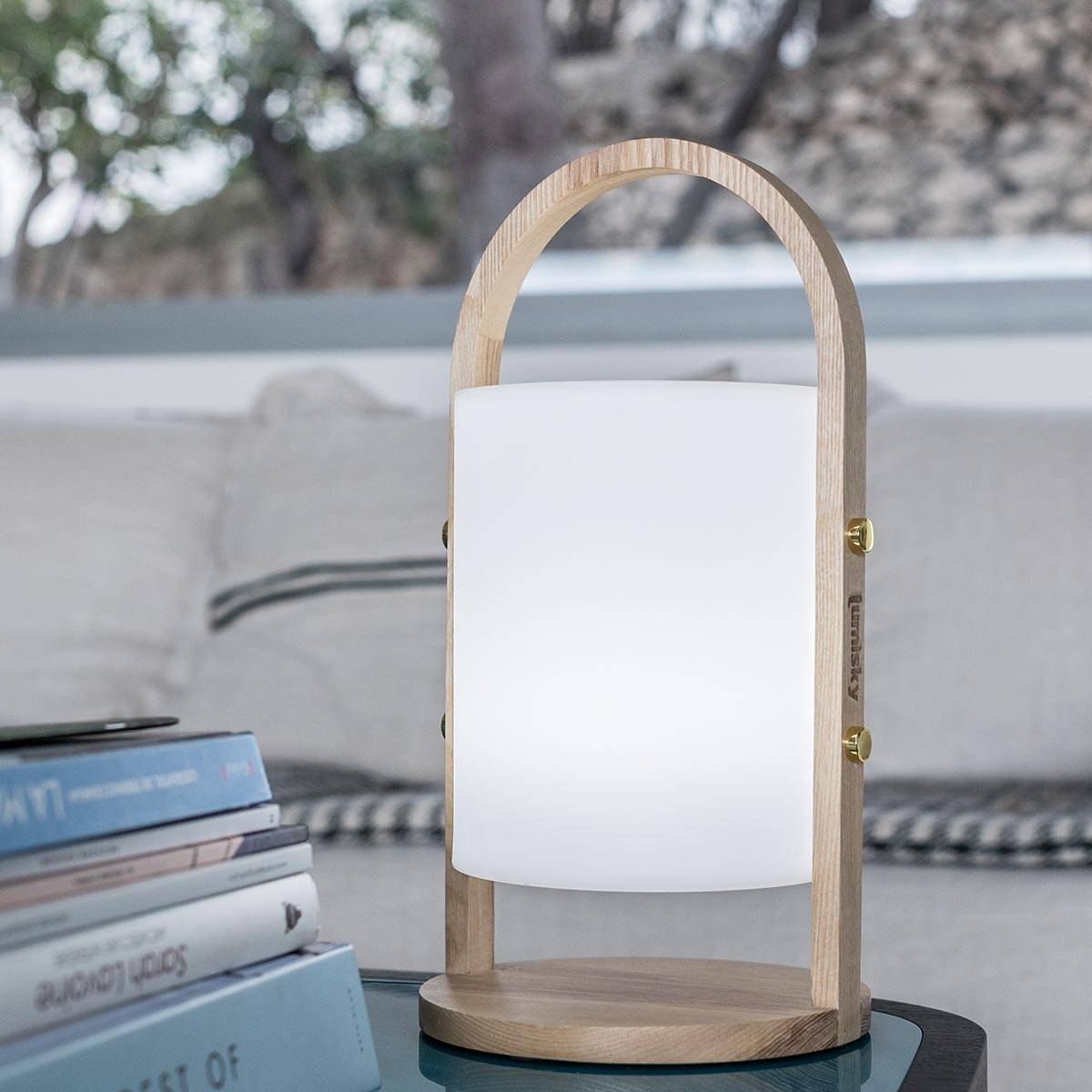 Lumisky - 2 Lanternes sans fil LED WOODY H37cm - Imagen 4